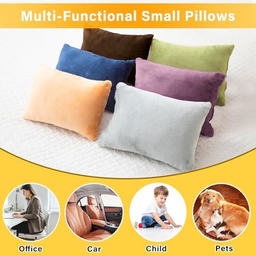 1 MIDDLE ONE 2 Pack Small Pillow, Memory Foam Mini Pillow 11 X 7 Inches - Image 5
