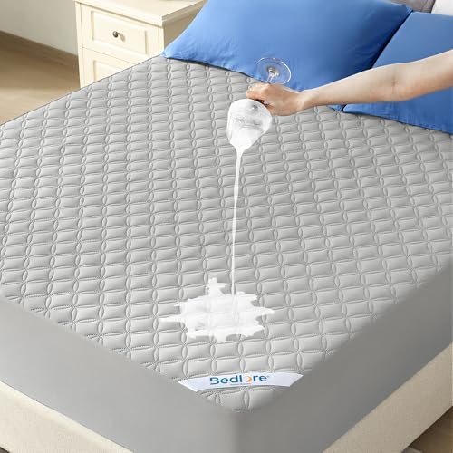 BEDLORE Waterproof King Size Mattress Protector, Deep Pocket Fit by Bedlore