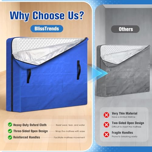 Extra Thick Mattress Bags for Moving and Storage, Queen Size - Image 5