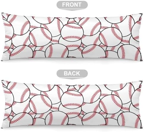 Baseball Body Pillow Pillowcase Classic Baseball Sports Long Body Pillow Cover - Image 2