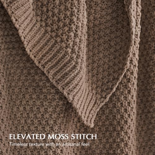 EVERGRACEHOME Chunky Chenille Knit Throw Blanket, 60 x 80 - Image 2