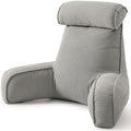 Corduroy Reading Pillow for Sitting Up in Bed, Backrest Pillow by Ailuteie