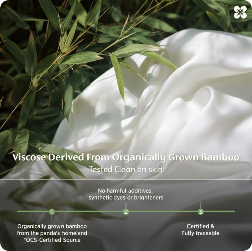 Bedsure PureWoven 100% Viscose Derived from Bamboo, California King Sheets - Image 3