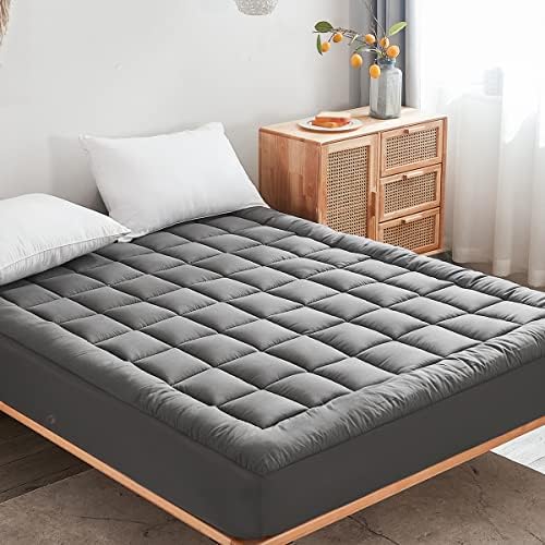 Mattress Pad Cover with Stretches to 18” Deep Pocket Fits Up to 8”-21” Cooling - Image 3