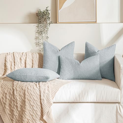 MIULEE Textured Boucle Lumbar Pillow Cover - Image 3