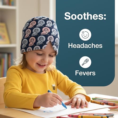 MyHalos® Kids Migraine & Headache Relief Cap, Cooling Gel Ice Pack - Image 3