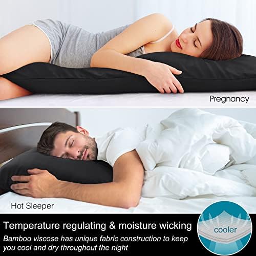 BEDELITE Body Pillow Pillowcase, Rayon from Bamboo - Image 3