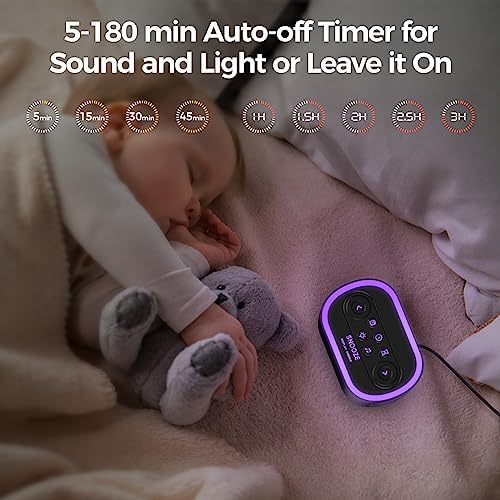 REACHER Digital Alarm Clock & White Noise Sound Machine - Image 6