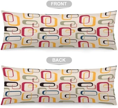 Mid Century Modern Body Pillow Cover Pillowcase - Image 3