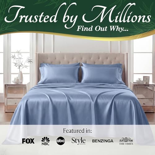 DECOLURE 100% Viscose Derived from Bamboo Sheets, Luxury 6 Pc Set - Image 5