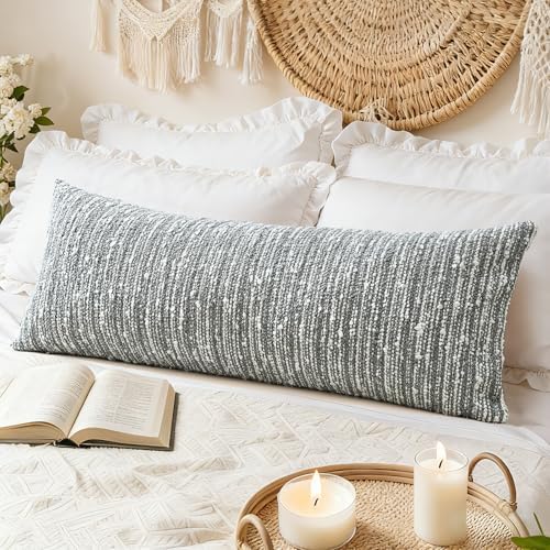 Artscope Lumbar Throw Pillow Cover 14x36 Super Thick Body Pillow Cover - Image 4