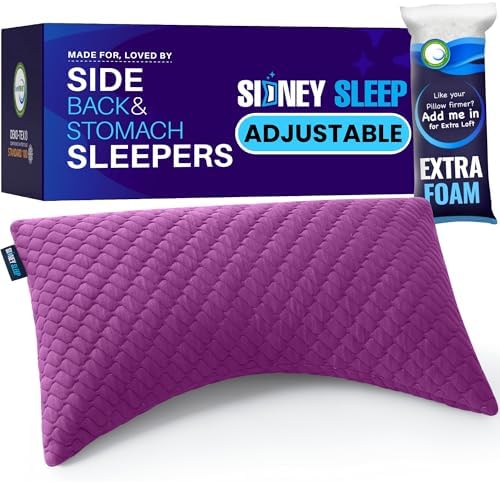 Sidney Sleep Adjustable Bed Pillow by SidneySleep