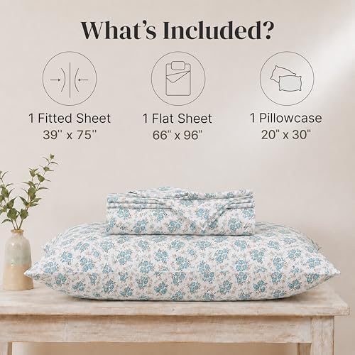 Modern Threads Printed 3-Piece Extra Soft Bedding Sheets & Pillowcase Set - Image 3
