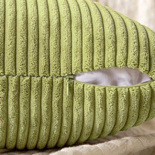 MIULEE Green Decorative Throw Pillow Covers - Image 3