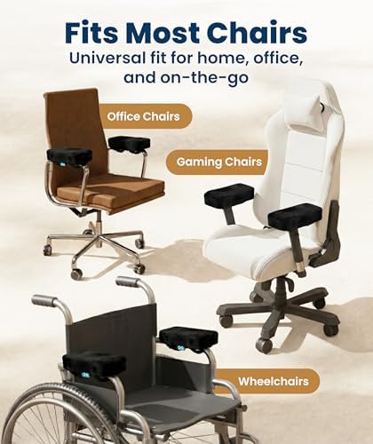 Everlasting Comfort Office Chair & Wheelchair Arm Pads - Image 3