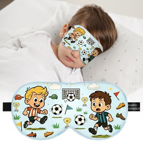Kids Silk Sleep Mask, 100% Mulberry Silk Eye Mask by spacepower