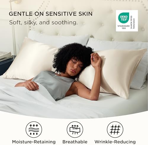 Bedsure Satin Body Pillow Cover - Image 2