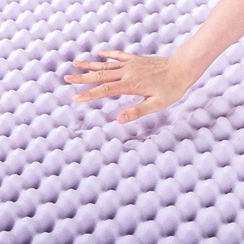 Best Price Mattress 4 Inch Egg Crate Memory Foam Mattress Topper - Image 4