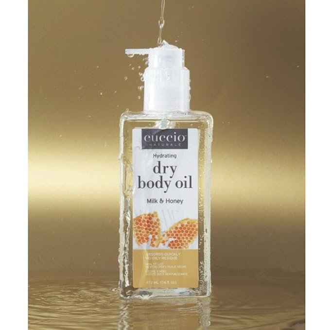 Cuccio Naturale Hydrating Dry Body Oil – Milk & Honey, Fast‑Absorbing - Image 4