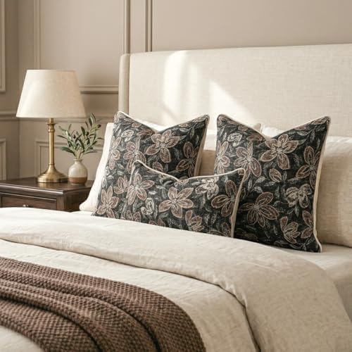 MATTINS Vintage Floral Patterned Throw Pillow Covers 20x20 - Image 7