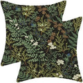 Spring Pillow Covers 18x18 Inch Set of 2, Seasonal Vintage Floral Outdoor by AEIOAE