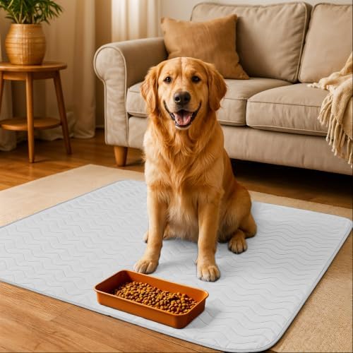 4 Pack Washable Pee Pads for Dogs 34" x 52", Waterproof Dog Training Pads - Image 4