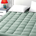 EASELAND Full Size Mattress Pad Pillow Top Mattress Topper Cotton Top by EASELAND