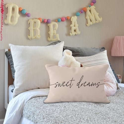 Sweet Dreams Pillow Cover 12x20, Decorative Throw Pillow Covers - Image 3
