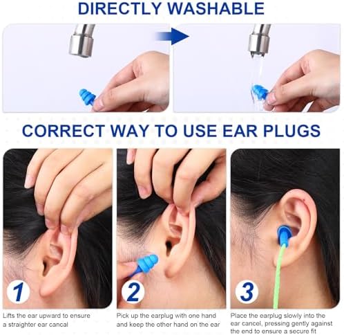 Tondiamo 200 Pairs Ear Plug Bulk - Image 4