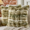 AmHoo Pack of 2 Throw Pillow Covers 3D Dense Faux Rabbit Fur Cozy Super Soft by AmHootextile