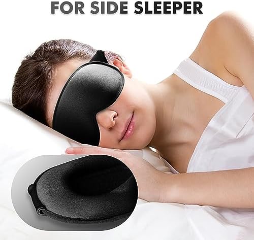 Sleep Mask for Men and Women, 3D Blackout Eye Mask for Side Sleepers - Image 3