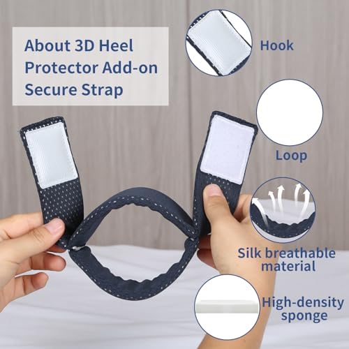 Add-on Secure Strap Prevent 3D Heel Protector from Shifting or Falling Off - Image 4