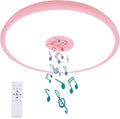 Pink Waterproof LED Ceiling Light Fixture, Music Ceiling Lamp, by AlwaysOnAlwaysWarm