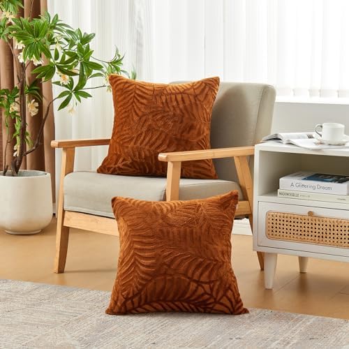 SOCHOW Fall Decorative Throw Pillow Covers 20x20 Inches Set of 2 - Image 4