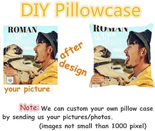 Shop&Three Custom Design Photos or Text Outdoor/Indoor Throw Pillowcase - Image 2