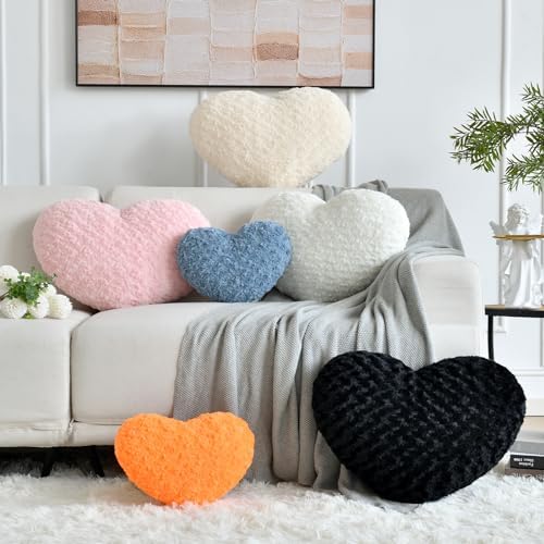 Heart Pillow, Soft Heart Shaped Pillow - Image 2
