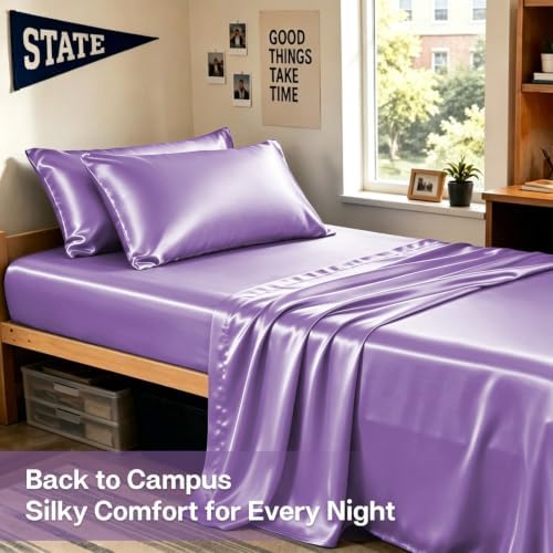 MR&HM Satin Pillowcase 2 Pack, Standard Size 20"x26" - Image 5