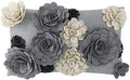 KINGROSE Vintage 3D Flower Lumbar Throw Pillow Cover, 12X20 Inch by KINGROSE