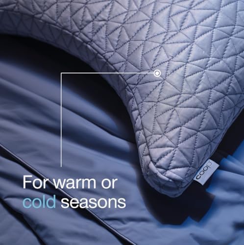 Coop Home Goods Cool Side Crescent Pillowcase, King Size Cooling Pillow Case - Image 6