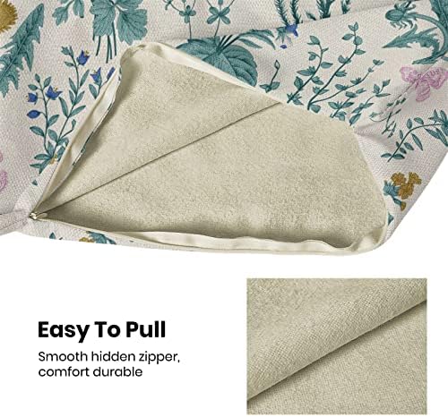AEIOAE Spring Pillow Covers 20x20 Inch Set of 2, Seasonal Floral Outdoor - Image 5