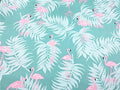 TAOSON Aqua Blue Flamingos Pattern 100% Cotton 300 Thread Count Body Pillow by TAOSON