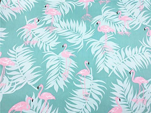 TAOSON Aqua Blue Flamingos Pattern 100% Cotton 300 Thread Count Body Pillow by TAOSON