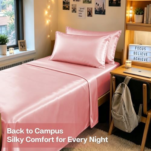 MR&HM Satin Pillowcase 2 Pack, King Size 20"x36" - Image 5