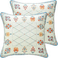 ISAENNE Linen Square Throw Pillow Cover by Isaennehomedecoration
