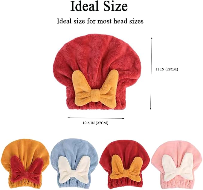 Microfiber Hair Towel Wrap for Women - Image 2