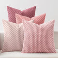 MIULEE Aesthetic Pink Decorative Throw Pillow Covers by MIULEE