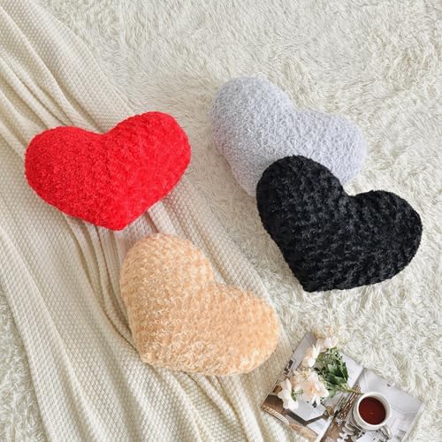 Heart Pillow, Soft Heart Shaped Pillow - Image 3