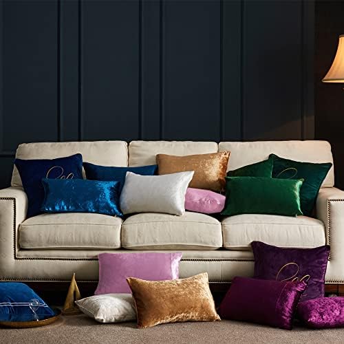 GIGIZAZA Velvet Blush Pink Throw Pillow Covers Decorative Cushion Covers Pillow - Image 7