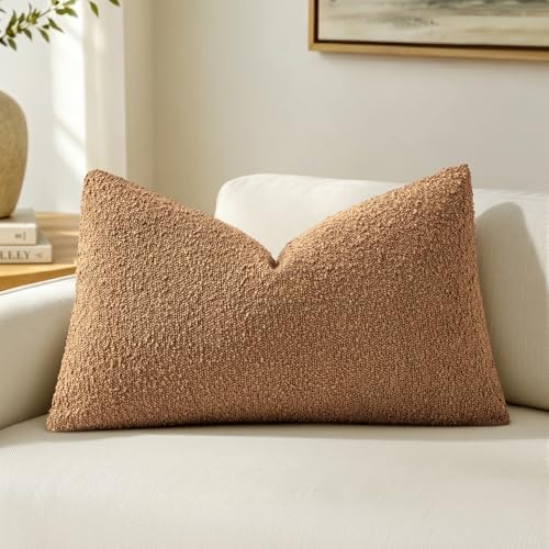 MIULEE Textured Boucle Lumbar Pillow Cover by MIULEE