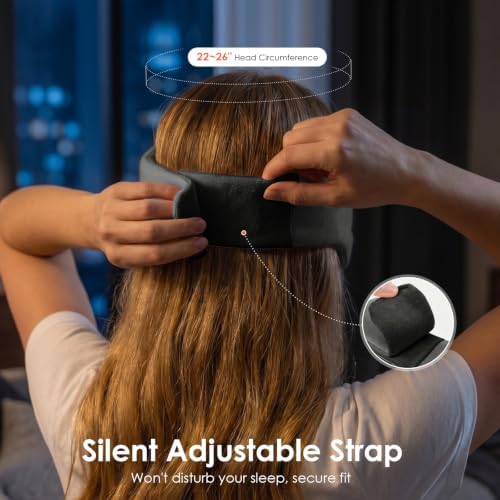 MORLIDEN Sleep Mask for Women Men, Light Blocking Eye Mask - Image 4